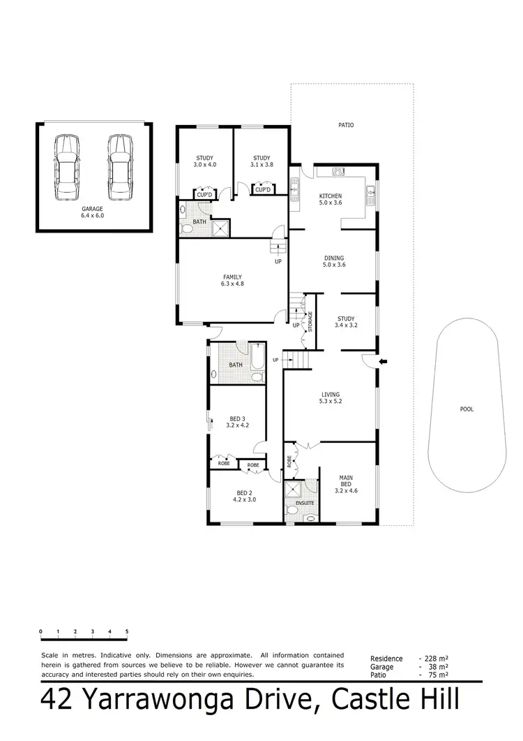 Floorplan of Homely house listing, 42 Yarrawonga Drive, Castle Hill QLD 4810