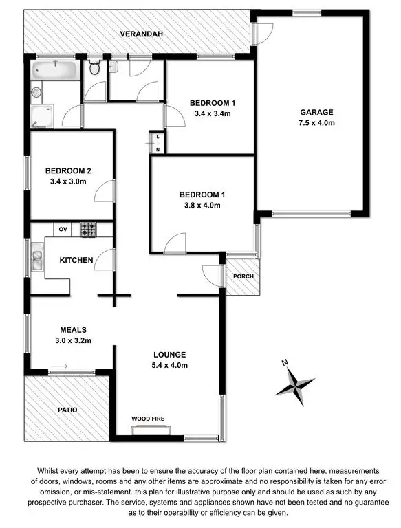 Floorplan of Homely house listing, 687 Bishop Road, Worrolong SA 5291