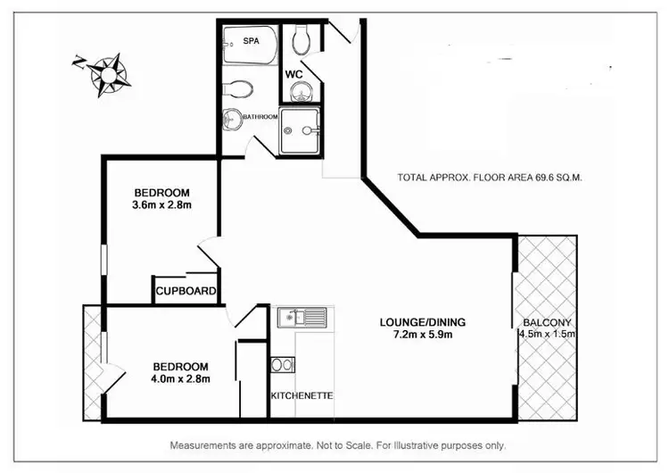 Floorplan of Homely apartment listing, 16/39 Iluka Road, Palm Beach NSW 2108