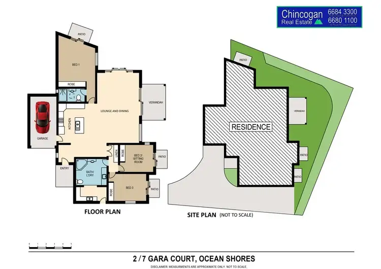 Floorplan of Homely house listing, 2/7 Gara Court, Ocean Shores NSW 2483
