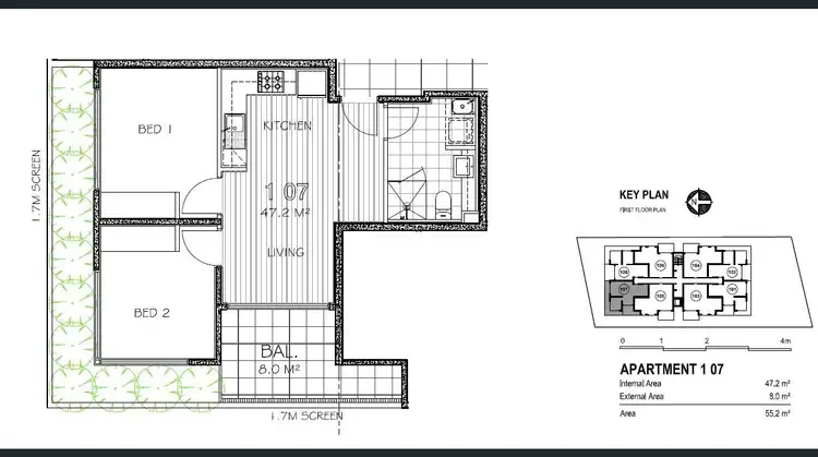Floorplan of Homely apartment listing, 102/813 Toorak Road, Hawthorn East VIC 3123