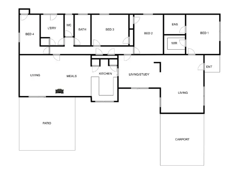 Floorplan of Homely house listing, 40 Park Street, Trentham VIC 3458
