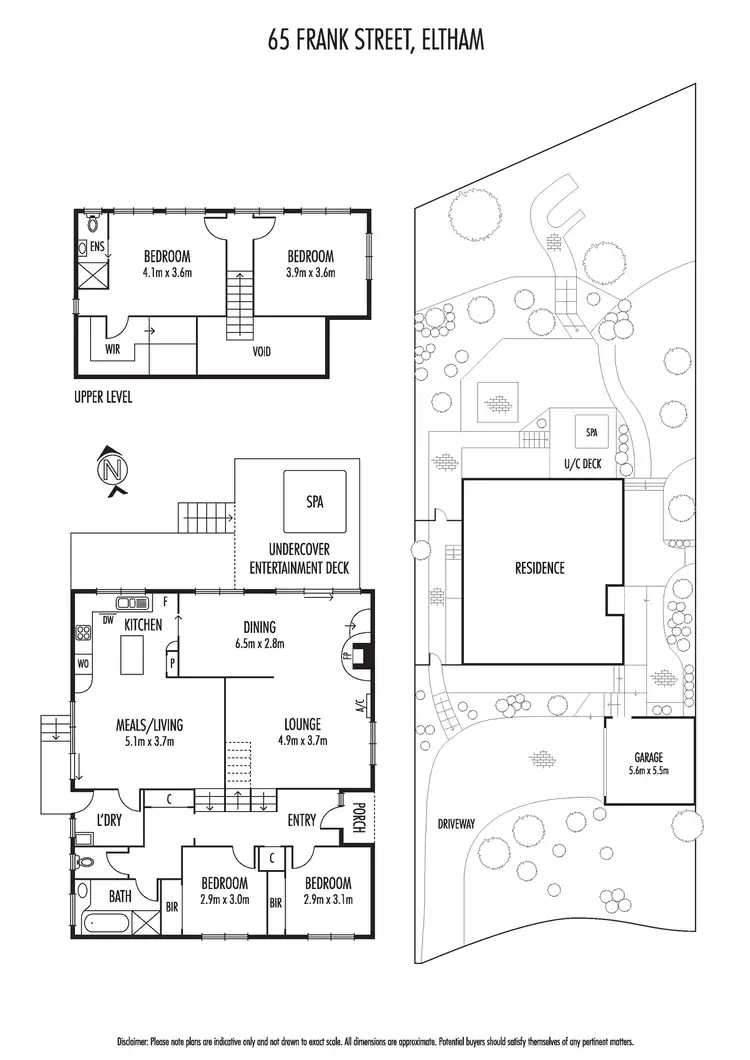 Floorplan of Homely house listing, 65 Frank Street, Eltham VIC 3095