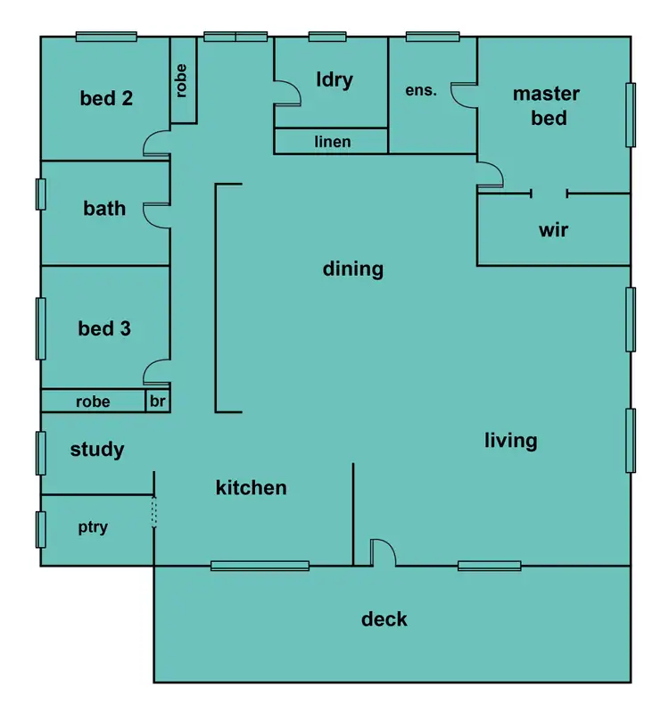 Floorplan of Homely house listing, 33 Aitchison Street, Rokewood VIC 3330