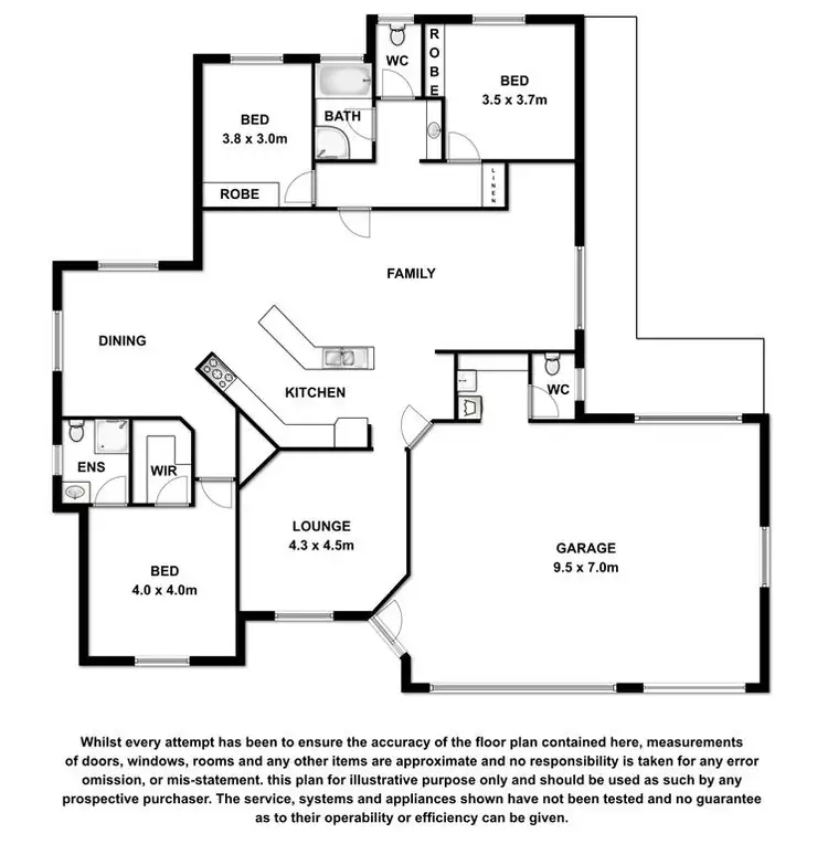 Floorplan of Homely house listing, 24 Stiles Street, Mount Gambier SA 5290