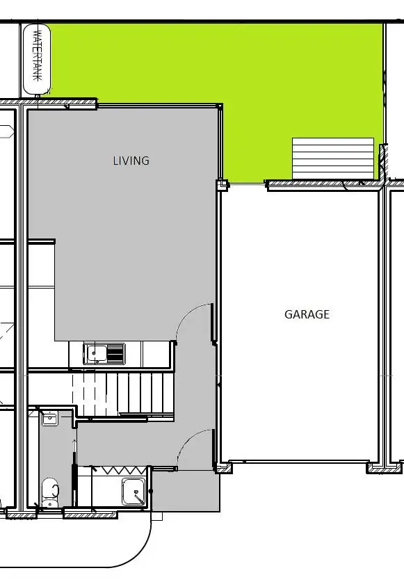 Floorplan of Homely townhouse listing, 3/33 Noble Street, Noble Park VIC 3174