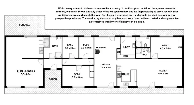 Floorplan of Homely rural property listing, 36 McMahon Road, Worrolong SA 5291