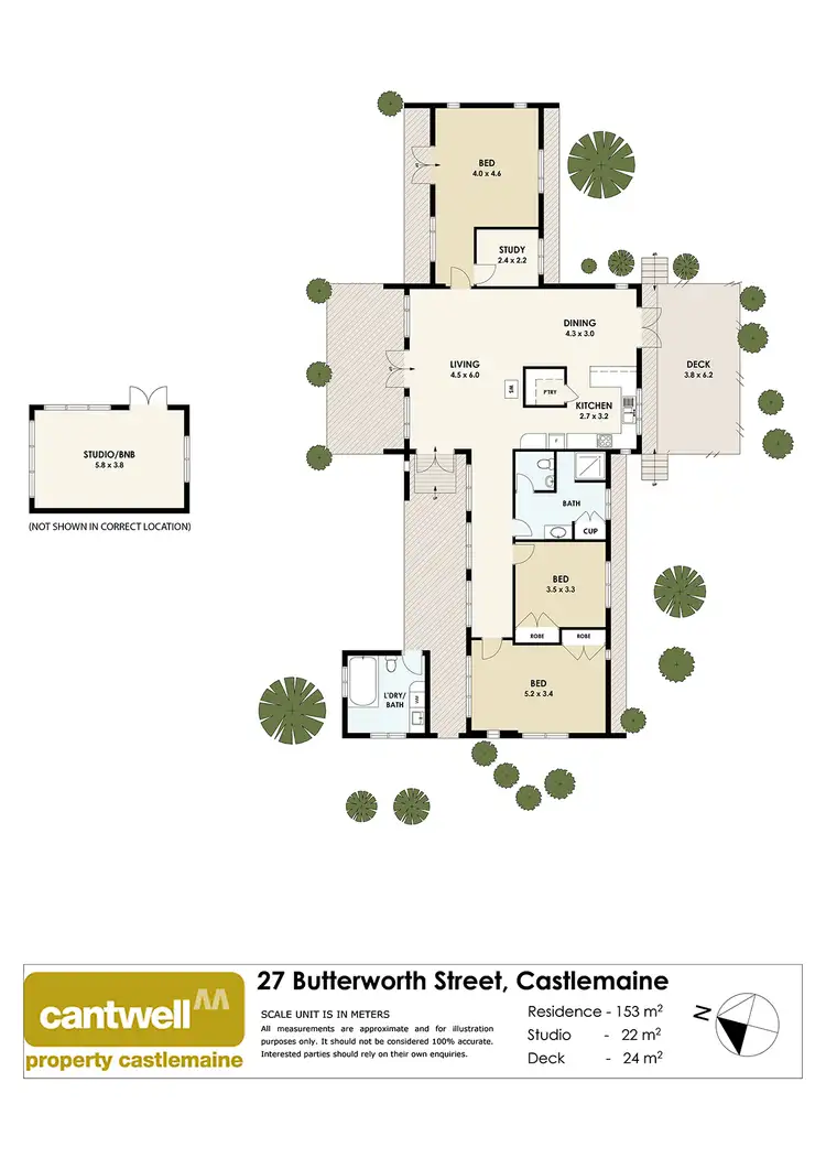 Floorplan of Homely house listing, 27 Butterworth Street, Castlemaine VIC 3450