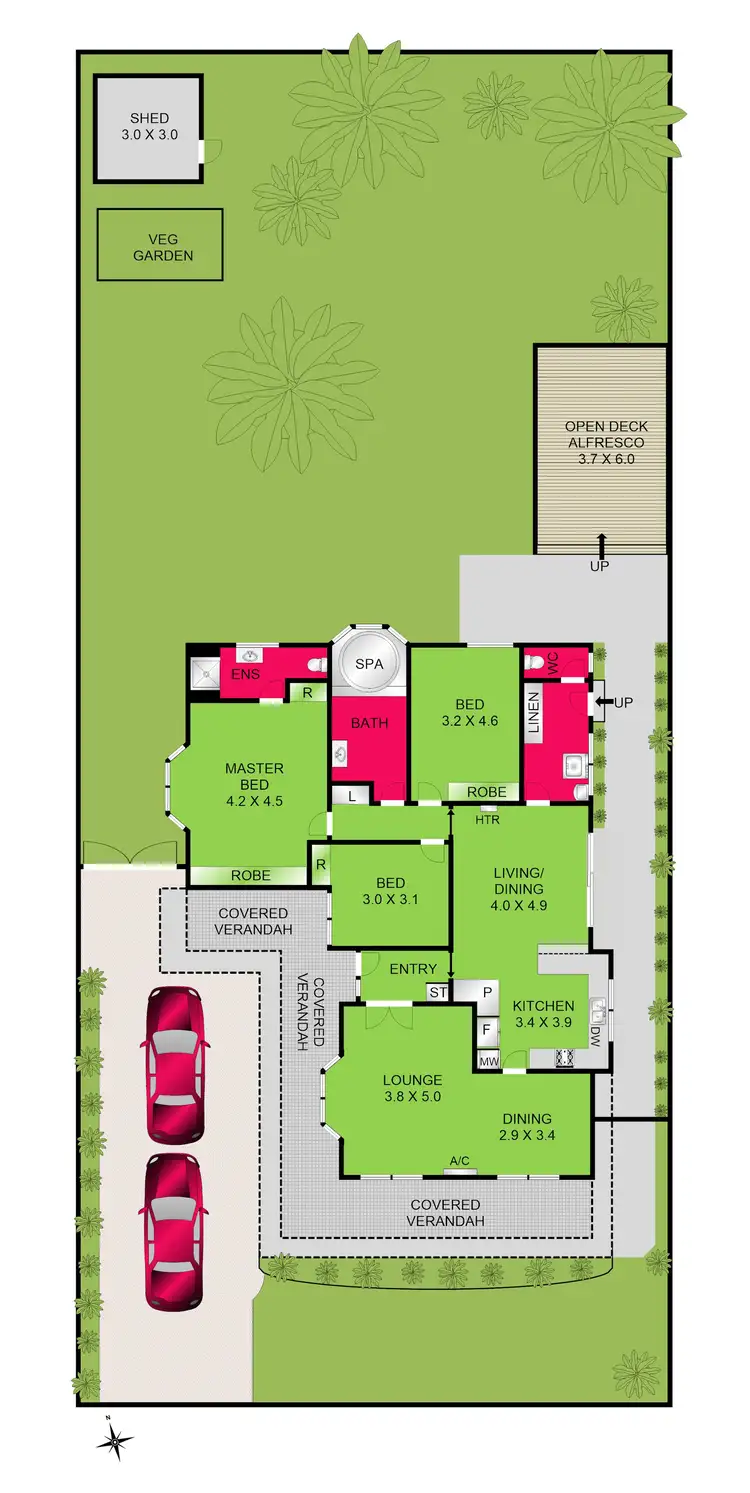 Floorplan of Homely house listing, 3 Ellstone Avenue, St Albans Park VIC 3219