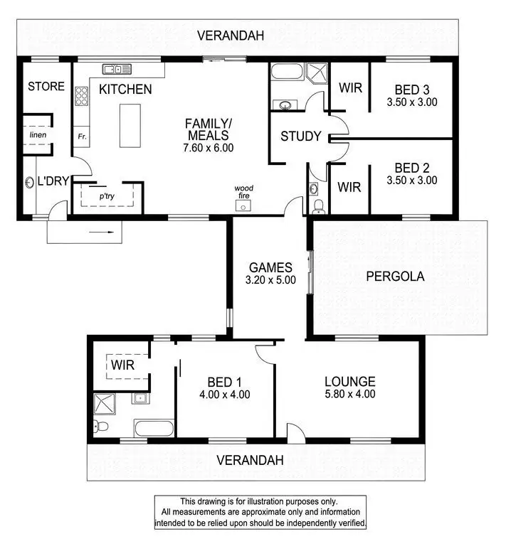 Floorplan of Homely house listing, 26 Kingsley Road, Allendale East SA 5291