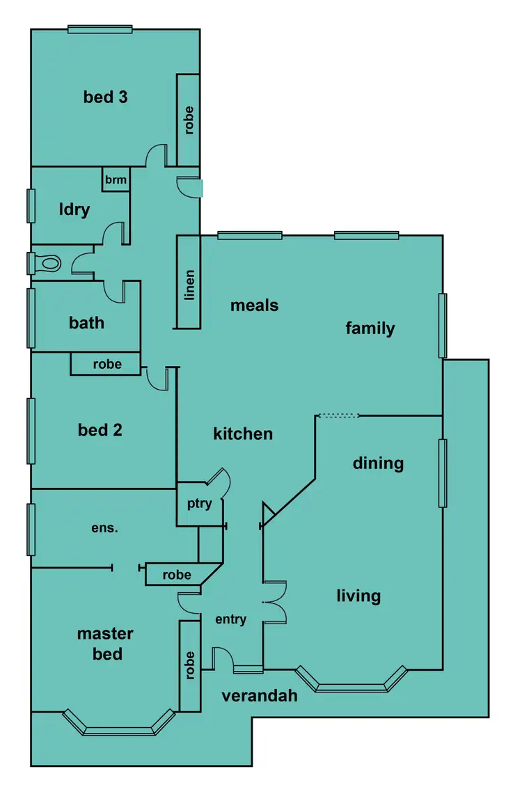 Floorplan of Homely house listing, 4 Langham Drive, Wendouree VIC 3355