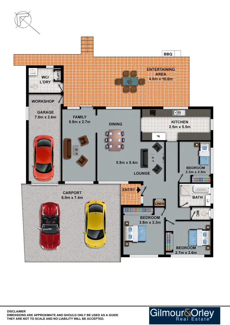 Floorplan of Homely house listing, 8 Gurner Avenue, Kellyville NSW 2155