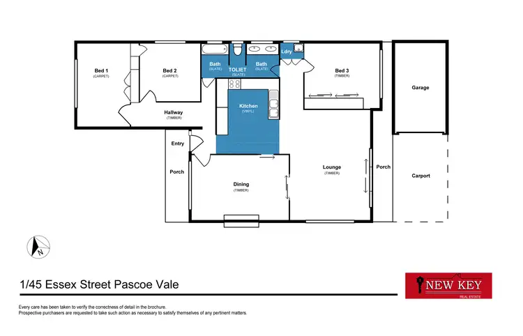 Floorplan of Homely house listing, 1/45 Essex Street, Pascoe Vale VIC 3044