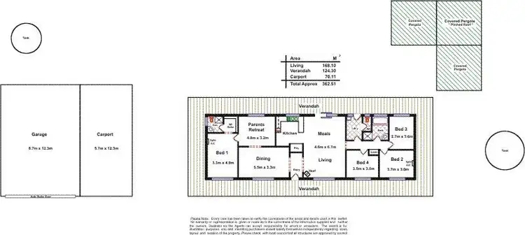 Floorplan of Homely house listing, 6 Gawler River Road, Lewiston SA 5501