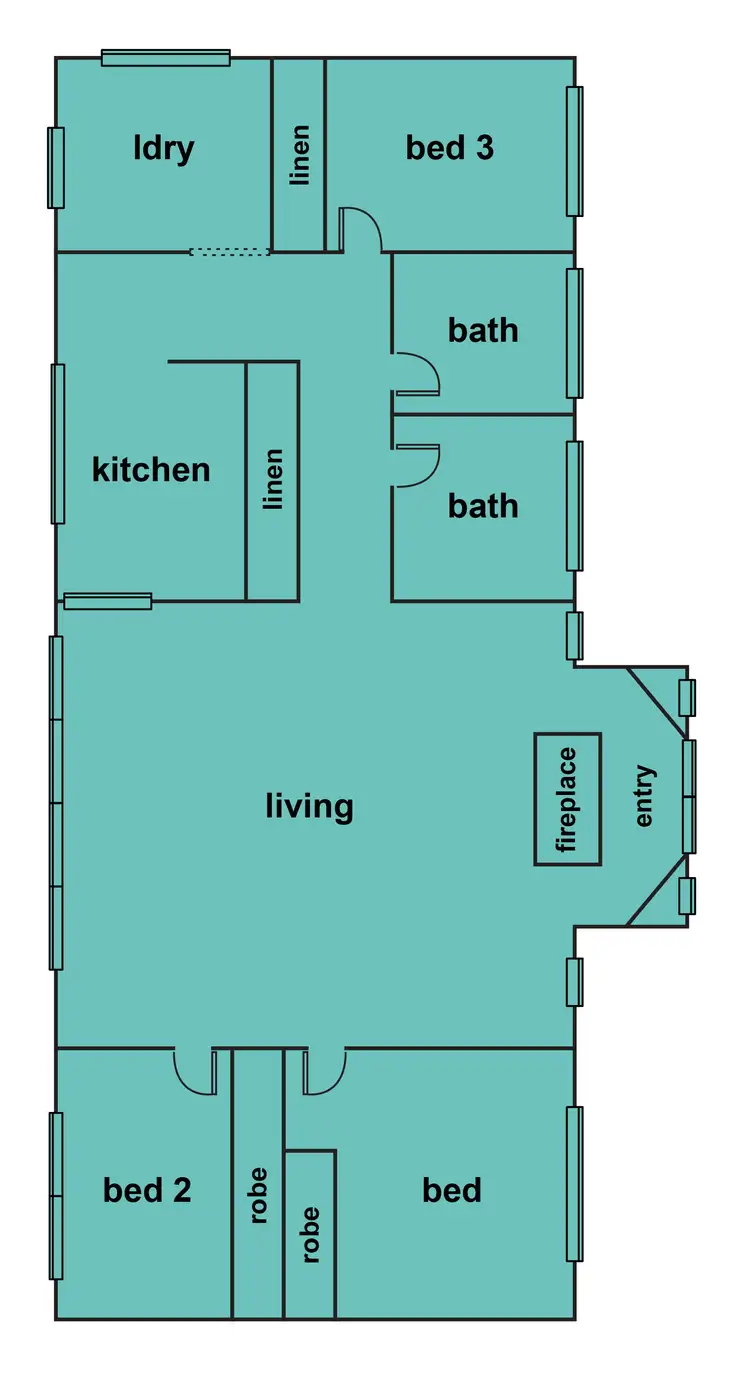 Floorplan of Homely rural property listing, 242 Ryans Road, Cape Clear VIC 3351