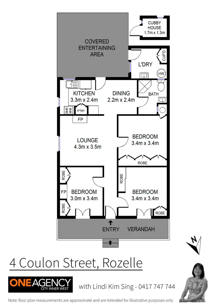 Floorplan of Homely house listing, 4 Coulon Street, Rozelle NSW 2039