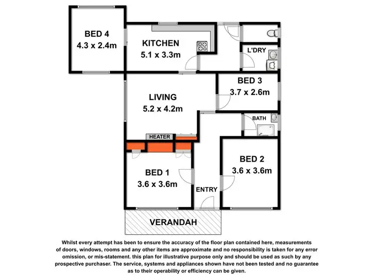 Floorplan of Homely house listing, 25 Bree Road, Hamilton VIC 3300