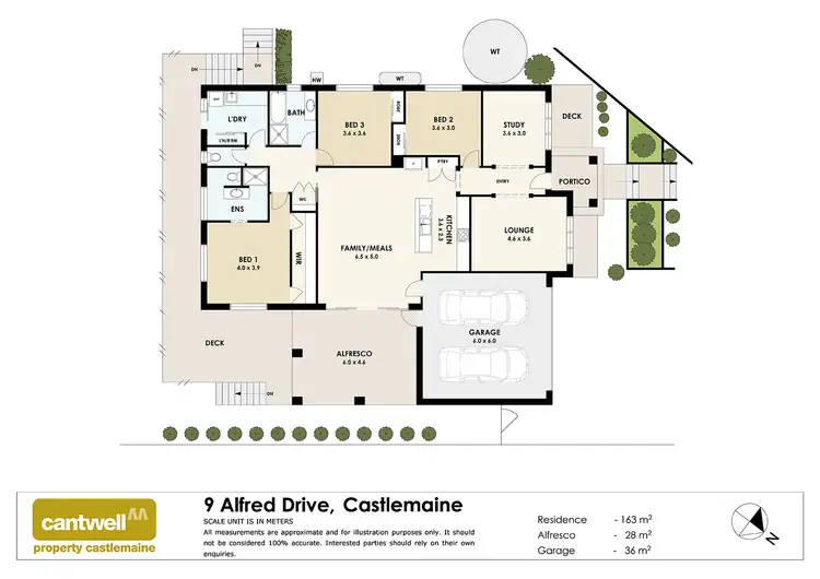 Floorplan of Homely house listing, 9 Alfred Drive, Castlemaine VIC 3450