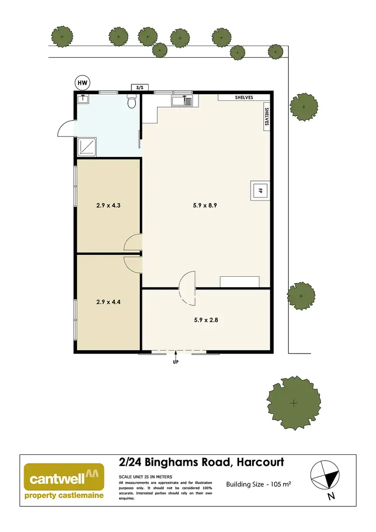 Floorplan of Homely land listing, LOT 2/24 Binghams Road, Harcourt VIC 3453