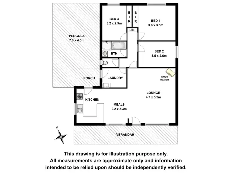 Floorplan of Homely house listing, 21 Bowering street, Millicent SA 5280