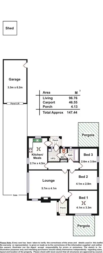 Floorplan of Homely house listing, 8 Balmoral Avenue, North Brighton SA 5048