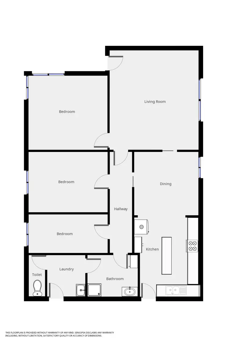 Floorplan of Homely house listing, 70 Fisher Street, Stawell VIC 3380