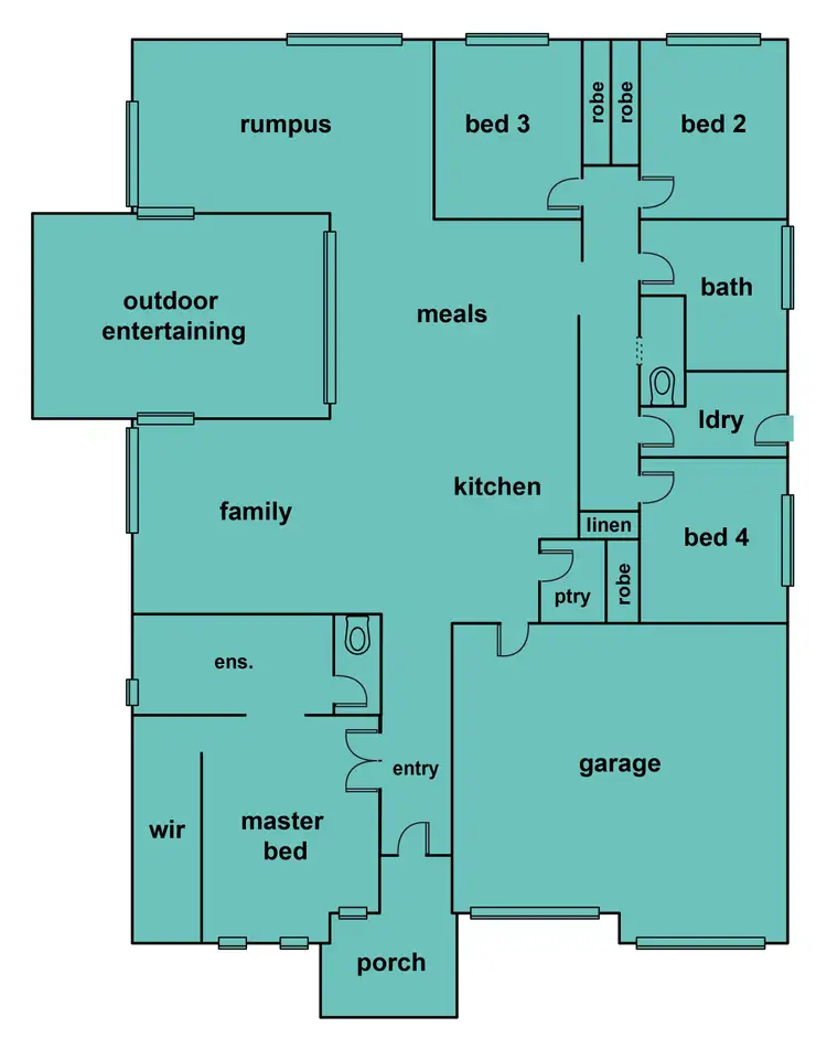 Floorplan of Homely house listing, 18 McMahon Drive, Ballan VIC 3342