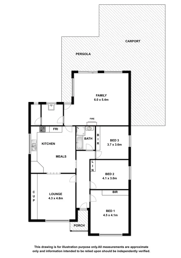 Floorplan of Homely house listing, 9 Varcoe Street, Millicent SA 5280