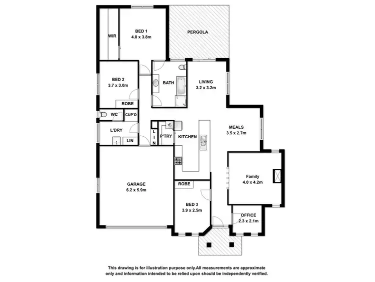 Floorplan of Homely house listing, 43 Willow Avenue, Mount Gambier SA 5290