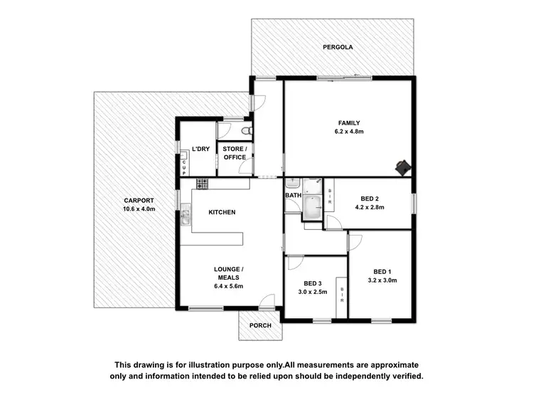 Floorplan of Homely house listing, 17 Bowman Street, Millicent SA 5280