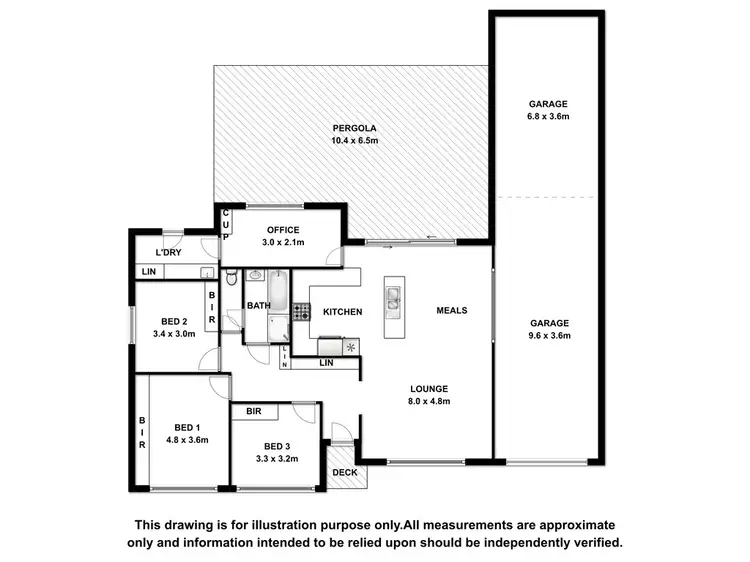 Floorplan of Homely house listing, 12 Science Avenue, Millicent SA 5280