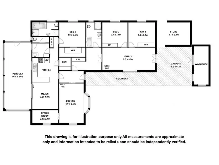 Floorplan of Homely house listing, 33990 Princes Highway, Compton SA 5291