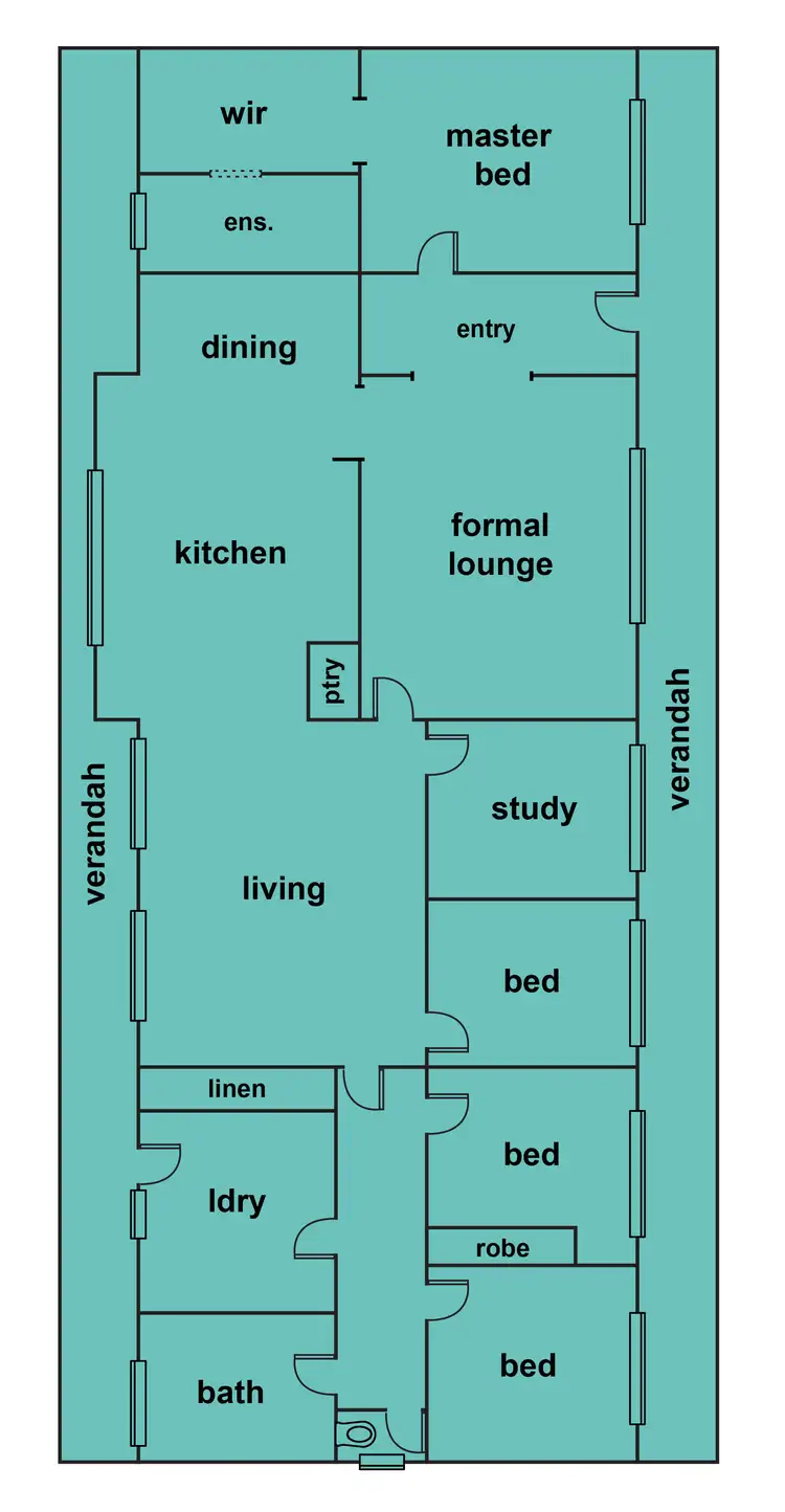 Floorplan of Homely house listing, 168 Tantaus Road, Dereel VIC 3352