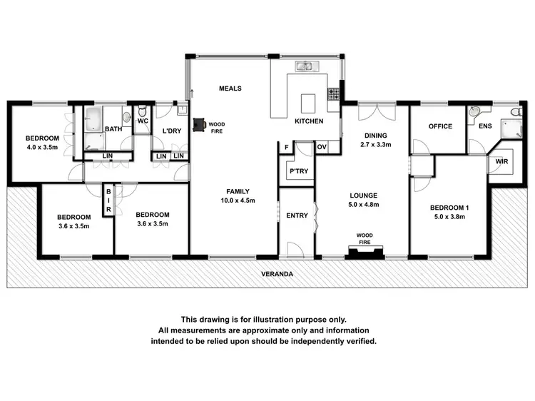 Floorplan of Homely house listing, 157 Acacia Drive, Millicent SA 5280