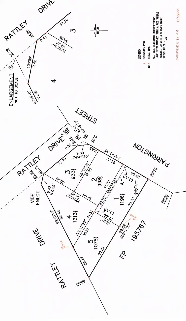 Floorplan of Homely land listing, LOT 1/4 Rattley Drive, Coobowie SA 5583