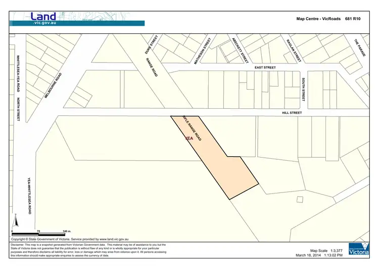 Floorplan of Homely land listing, 29 Hill Street, Yea VIC 3717