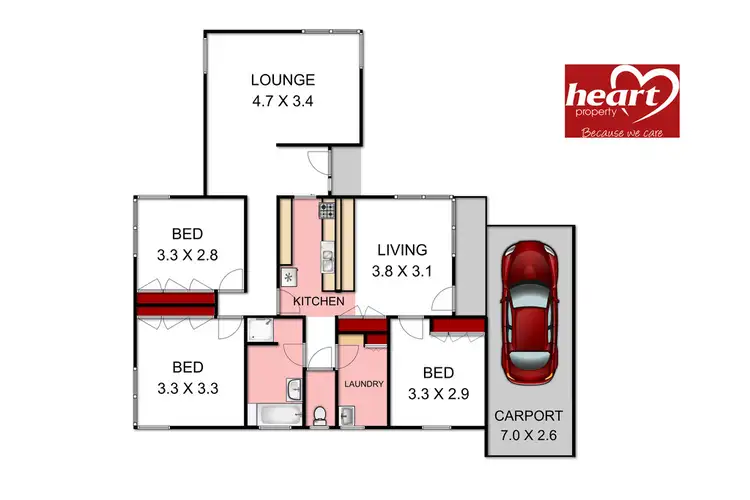 Floorplan of Homely house listing, 18 Bowman Drive, Sale VIC 3850