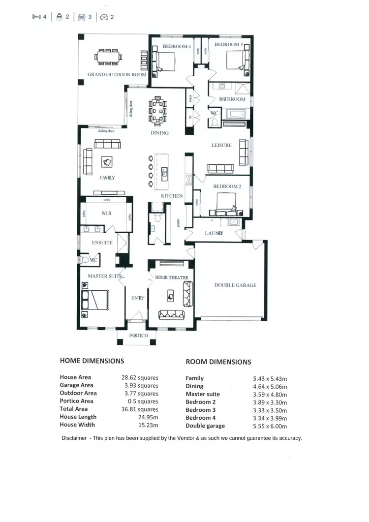 Floorplan of Homely house listing, 267 Skyline Road South (Entry only Wyrallah Village end), Monaltrie NSW 2480