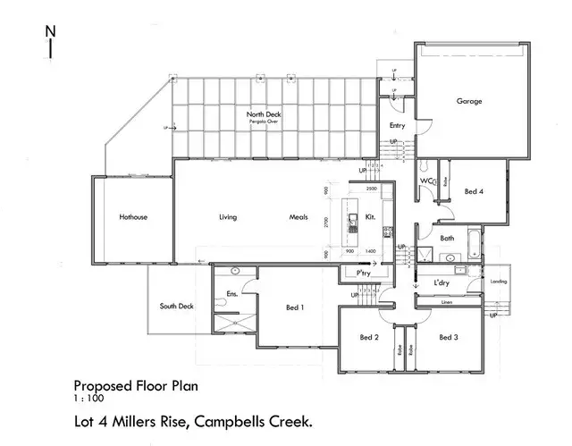 Floorplan of Homely land listing, 4 Miller Rise, Campbells Creek VIC 3451