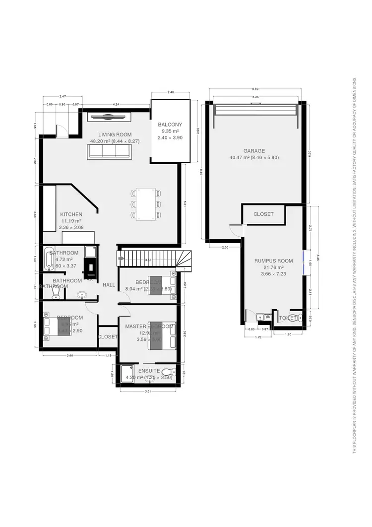 Floorplan of Homely house listing, 1 & 2/89 Mountain View Drive, Goonellabah NSW 2480