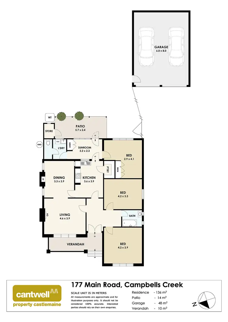 Floorplan of Homely house listing, 177 Main Road, Campbells Creek VIC 3451