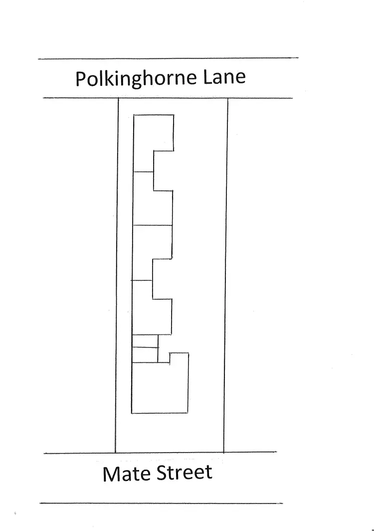 Floorplan of Homely block of units listing, 1-5 825 Mate Street, Albury NSW 2640