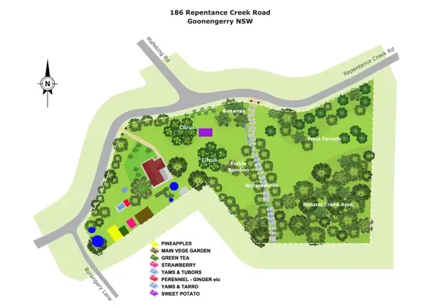 Floorplan of Homely rural property listing, 186 Repentance Creek Road, Goonengerry NSW 2482
