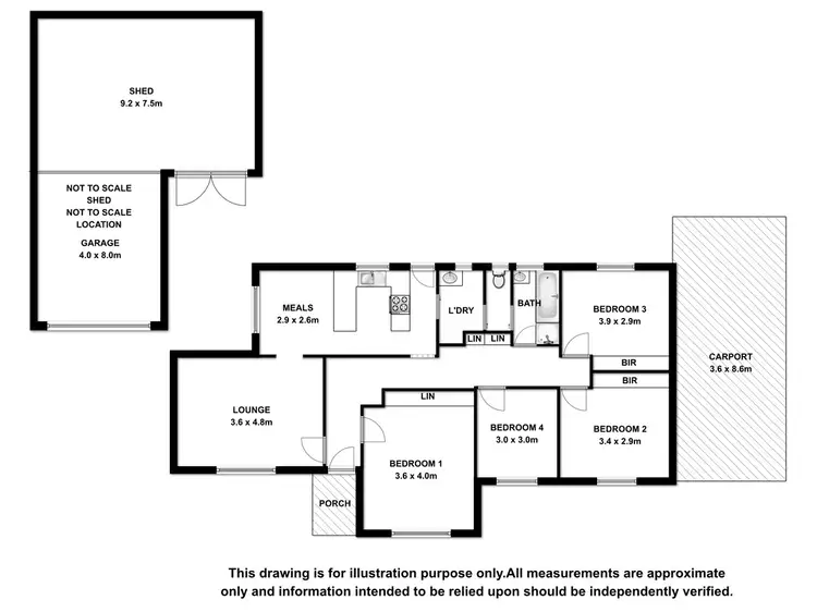 Floorplan of Homely house listing, 18 Fourth Street, Millicent SA 5280