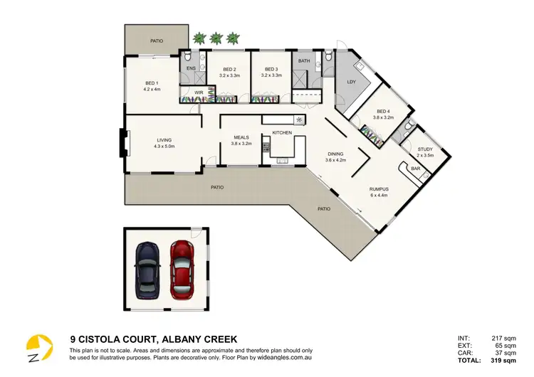 Floorplan of Homely house listing, 9 Cistola Court, Albany Creek QLD 4035