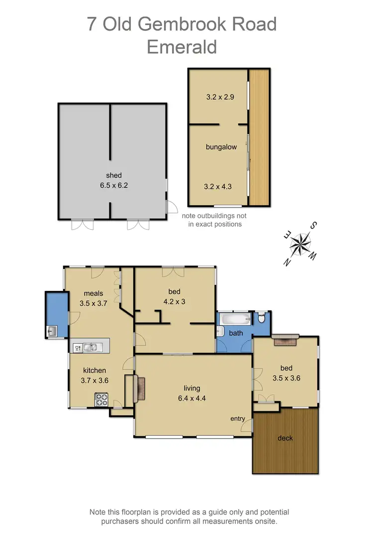 Floorplan of Homely house listing, 7 Old Gembrook Road, Emerald VIC 3782