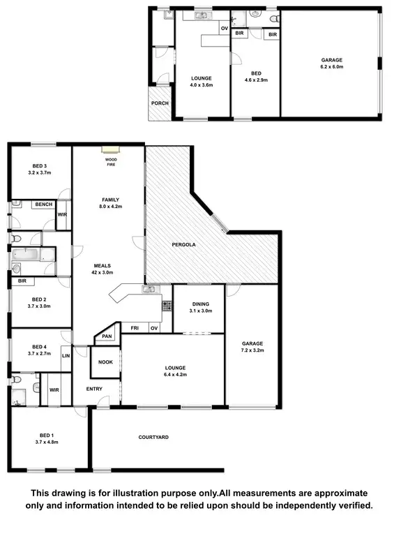 Floorplan of Homely house listing, 7 Railway Terrace, Beachport SA 5280