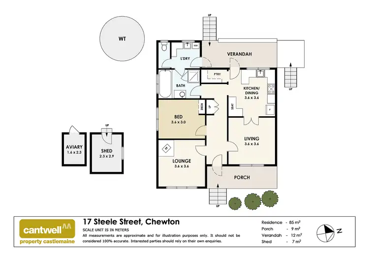 Floorplan of Homely house listing, 17 Steele Street, Chewton VIC 3451