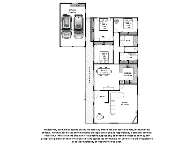 Floorplan of Homely house listing, 19 Hibiscus Avenue, Warrnambool VIC 3280