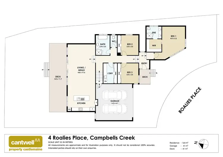 Floorplan of Homely house listing, 4 Roalies Place, Campbells Creek VIC 3451